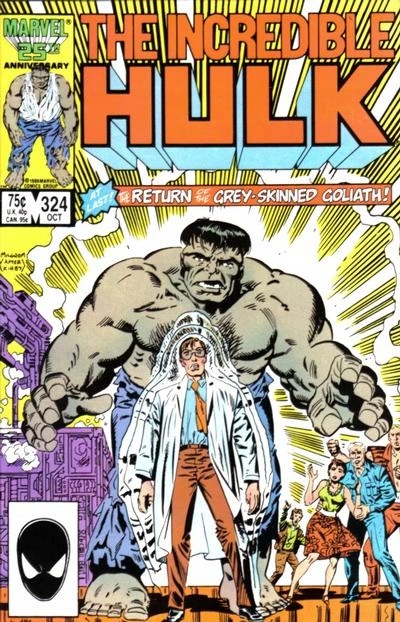 The Incredible Hulk #324 — Direct / Newsstand, cover by Al Milgrom