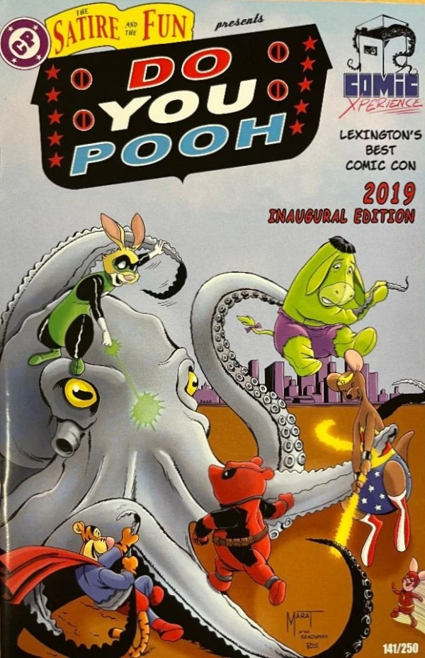 Do You Pooh? #1 — Comic Xperience 2019 Marat Mychaels Justice League Homage Variant