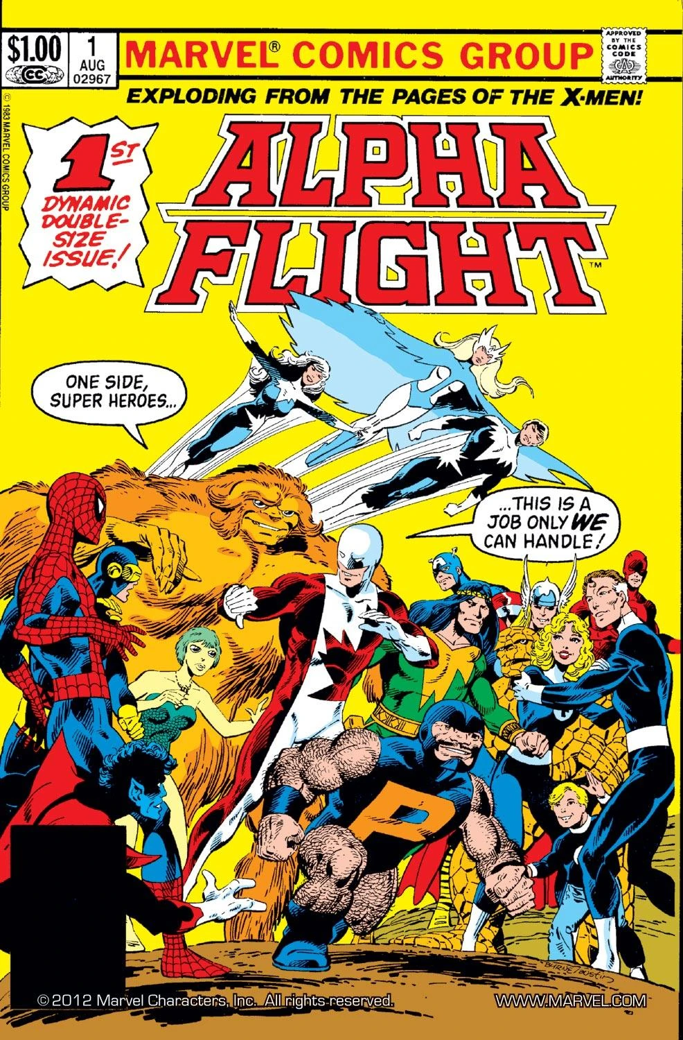 Alpha Flight #1 (1983) catalog cover