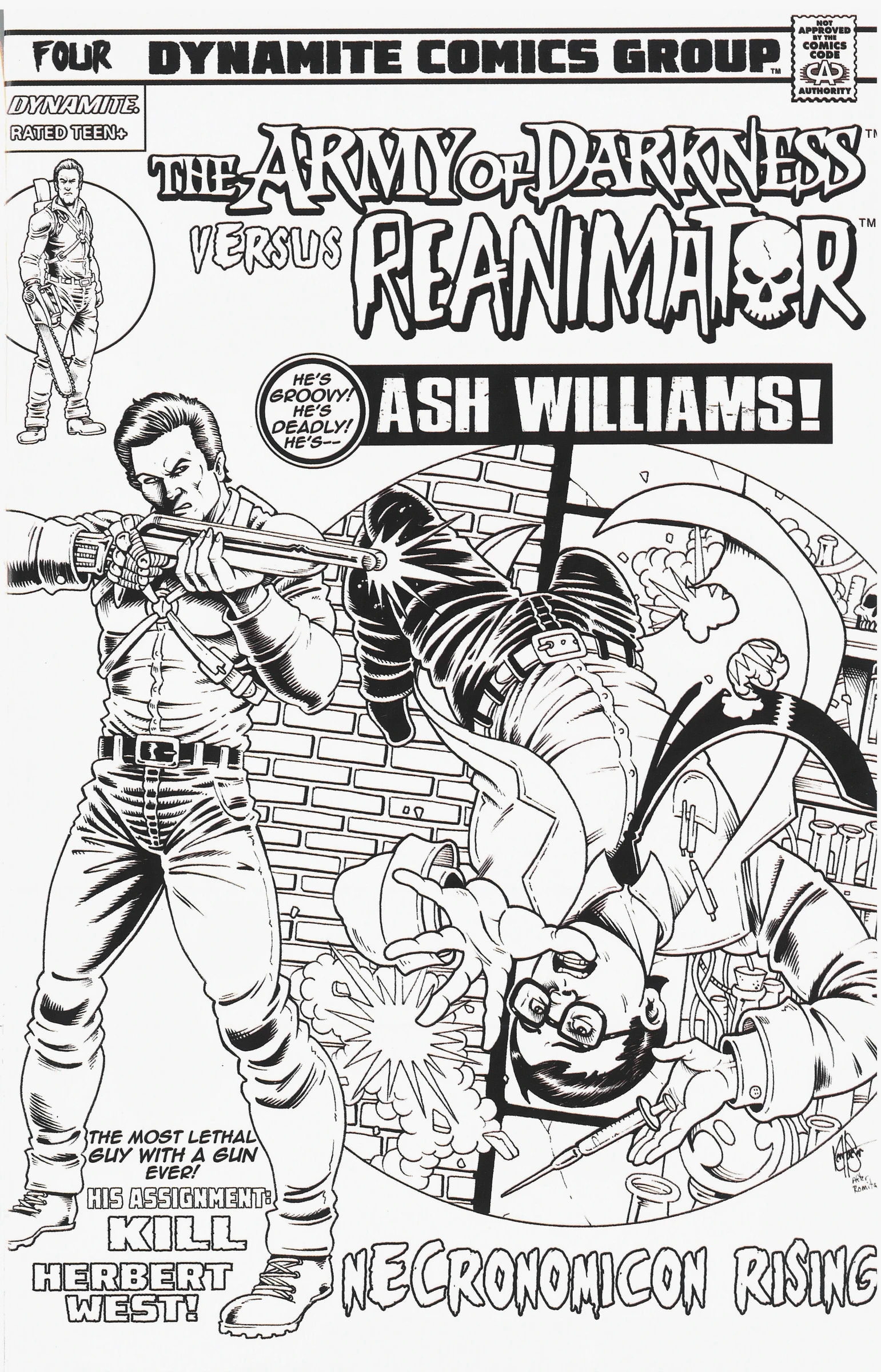 Cover L — 1:7 Ken Haeser black-and-white homage