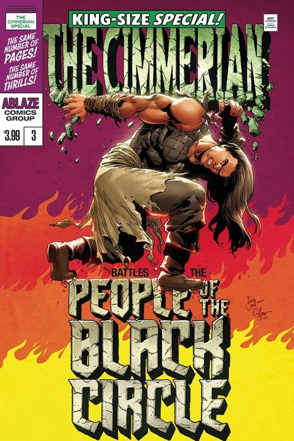The Cimmerian: People of the Black Circle #3 — Cover D Fritz Casas Variant / Cover E 1:10 Fritz Casas Virgin Variant