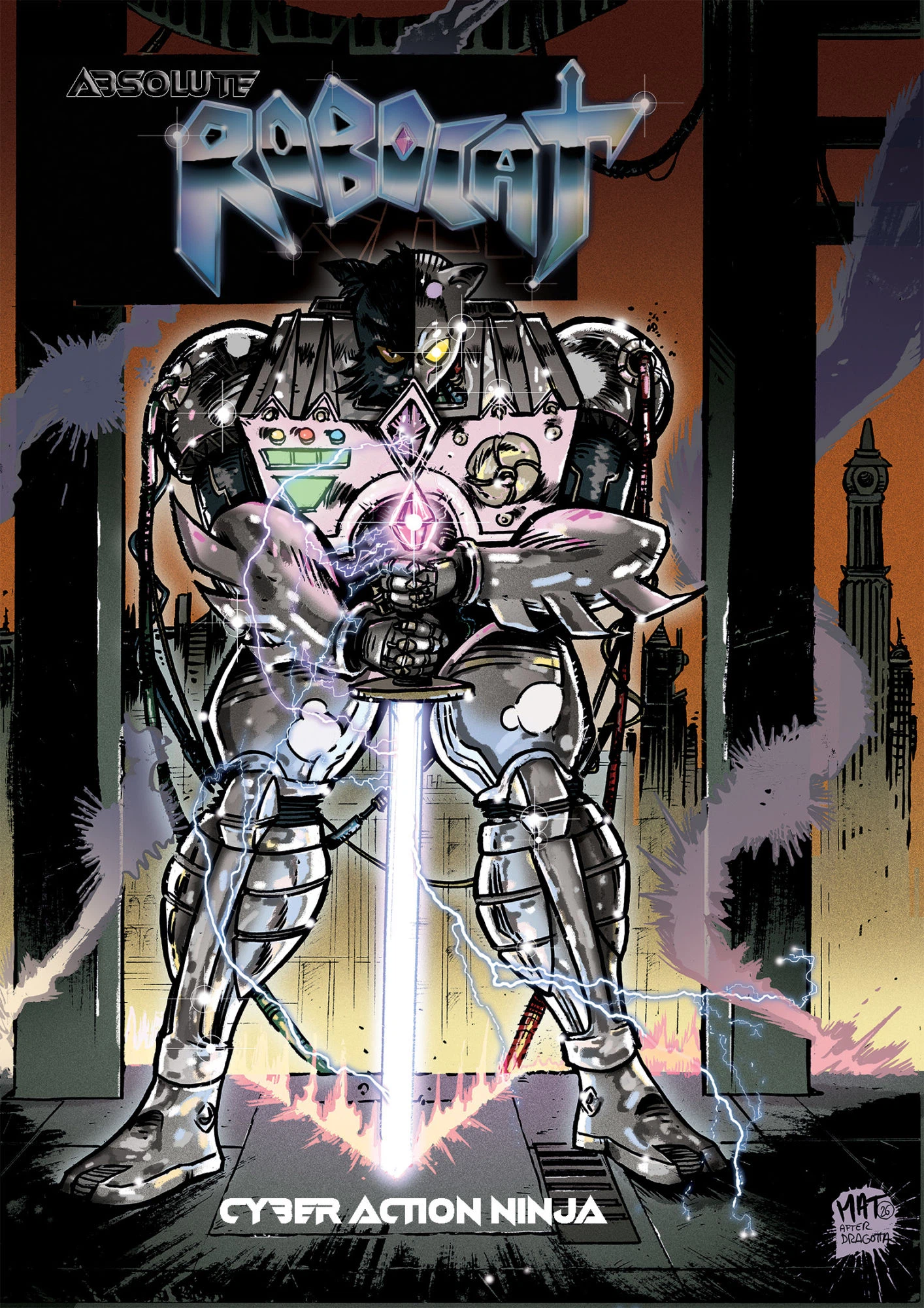 Cyber Action Ninja: Robocat #1 — Absolute Batman #1 Homage, cataloged by CoverLineage