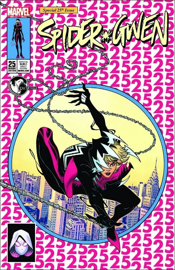 Spider-Gwen #25 Ed McGuinness Amazing Spider-Man #300 homage cover