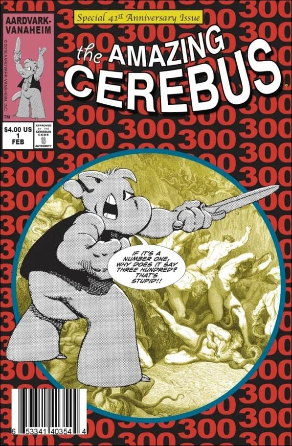 Amazing Cerebus #1 Gustave Doré / Dave Sim Amazing Spider-Man #300 homage cover