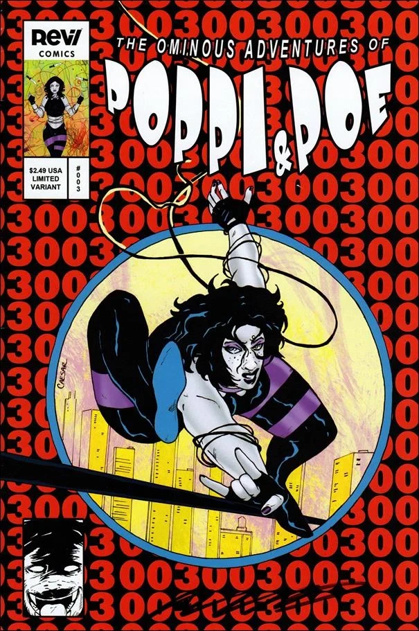 Poppi & Poe #3 Caesar Crawford Amazing Spider-Man #300 homage cover
