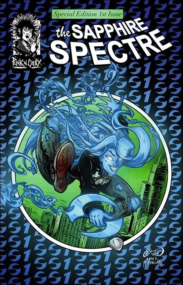 Sapphire Spectre #1 James T. Molloy Amazing Spider-Man #300 homage cover