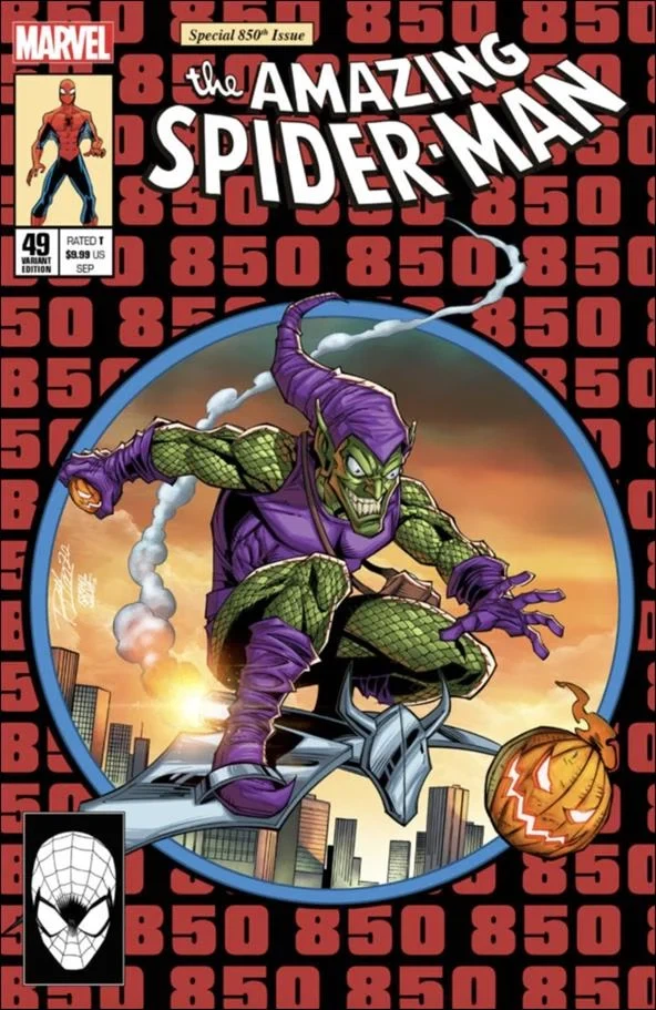Amazing Spider-Man #49 Ron Lim Amazing Spider-Man #300 homage cover