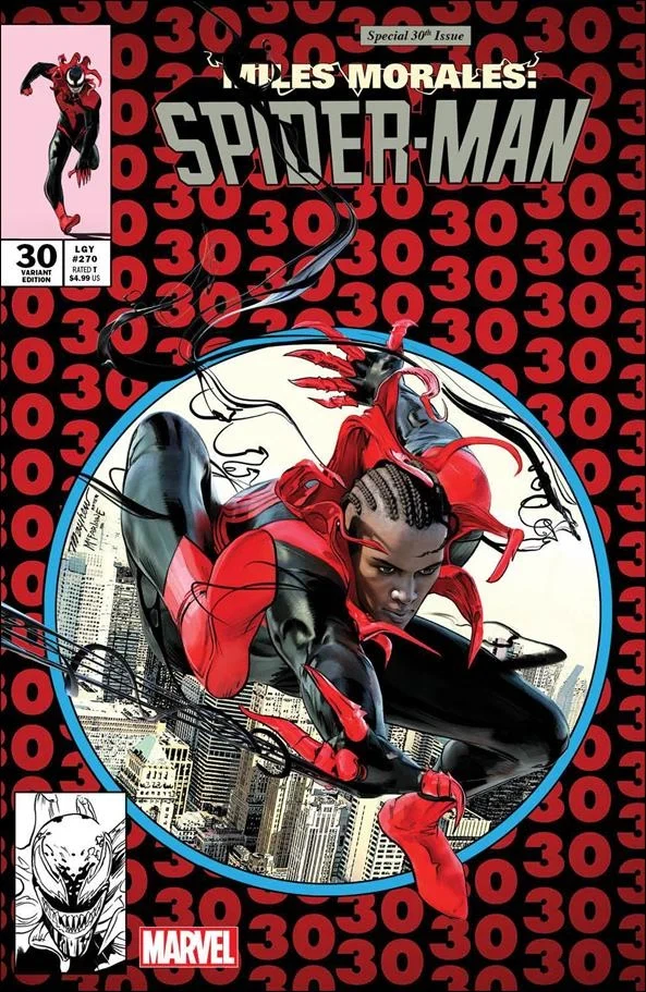 Miles Morales: Spider-Man #30 Mike Mayhew Amazing Spider-Man #300 homage cover