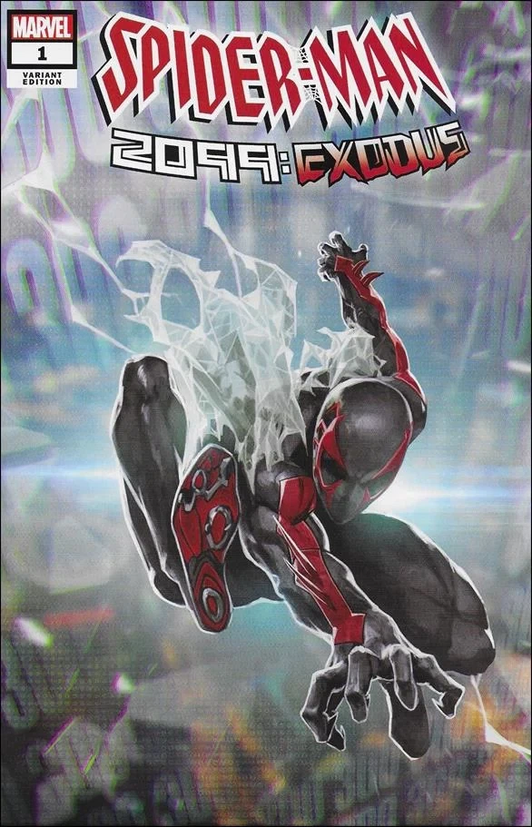 Spider-Man 2099: Exodus #1 Skan Srisuwan Amazing Spider-Man #300 homage cover