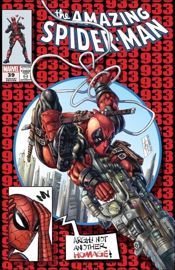 Amazing Spider-Man #39 Alan Quah Amazing Spider-Man #300 homage cover