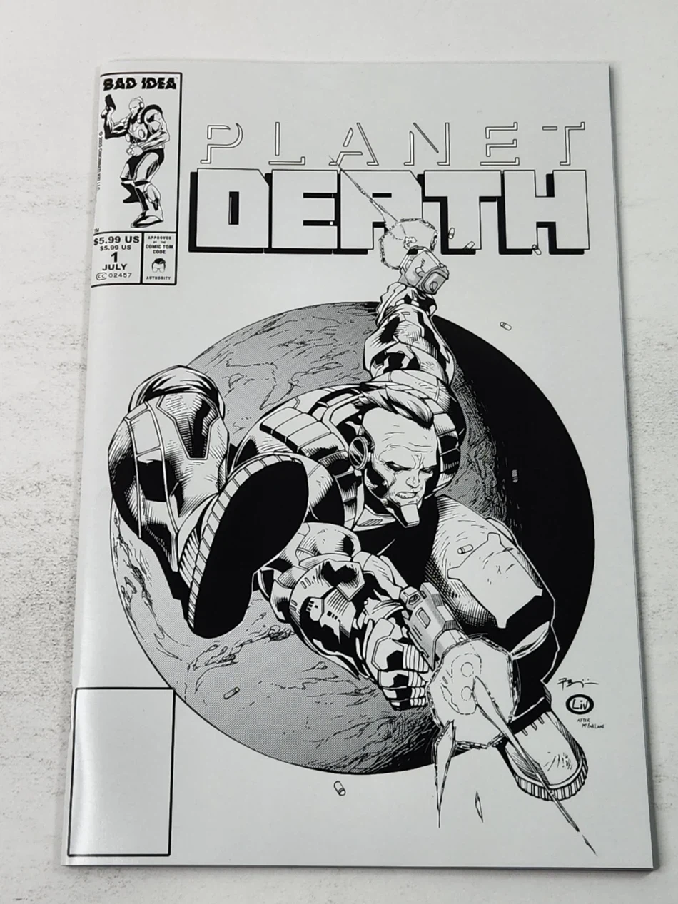 Planet Death #1 Ryan Benjamin Amazing Spider-Man #300 homage cover