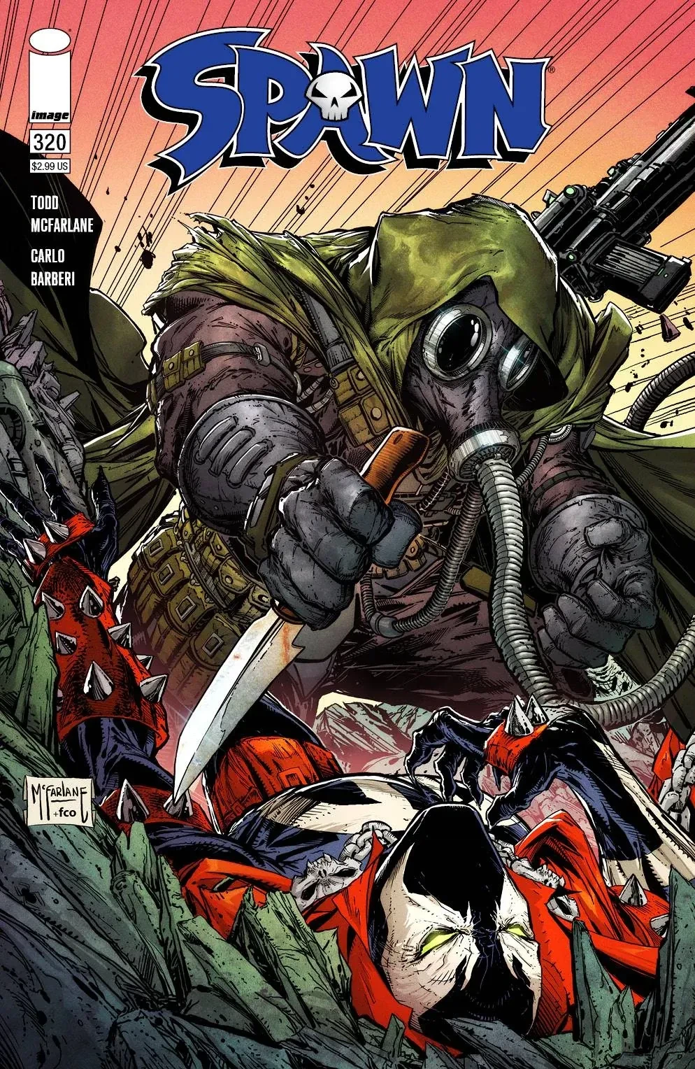 Spawn #320 — Amazing Spider-Man #316 Homage