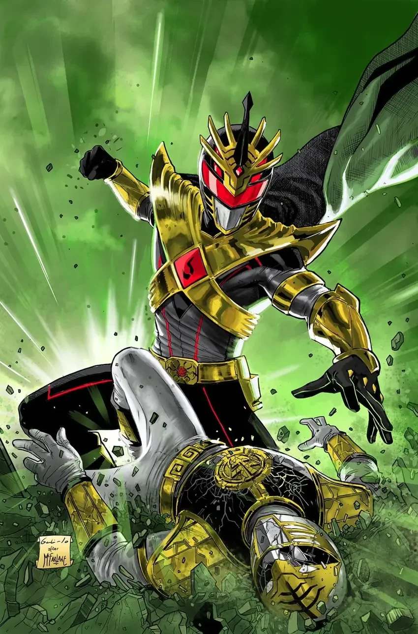 Mighty Morphin Power Rangers #42 — ASM #316 homage