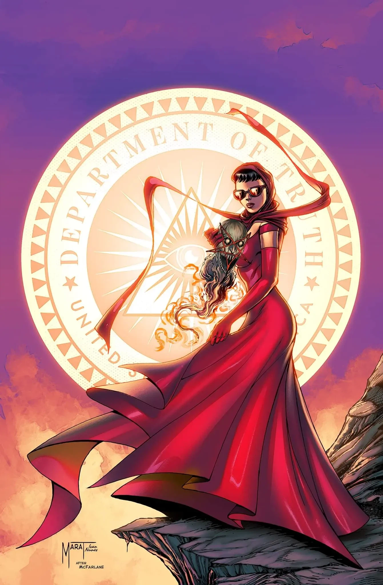 The Department of Truth 13 Batman 423 homage cover