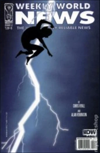 Weekly World News #2 cover, a homage to Batman: The Dark Knight Returns #1