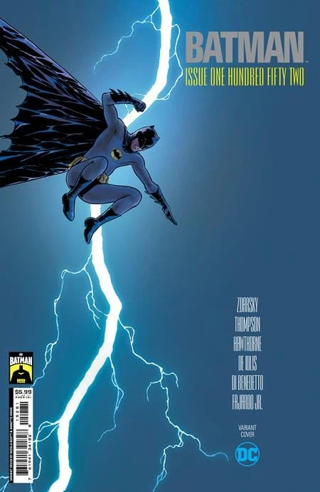 Batman #152 cover, a homage to Batman: The Dark Knight Returns #1