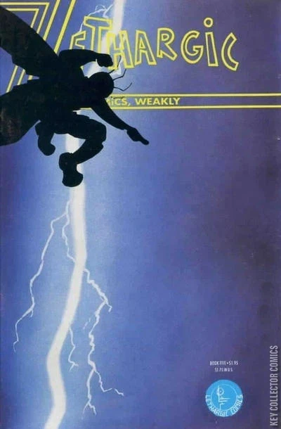 Lethargic Comics Weakly #5 cover, a homage to Batman: The Dark Knight Returns #1