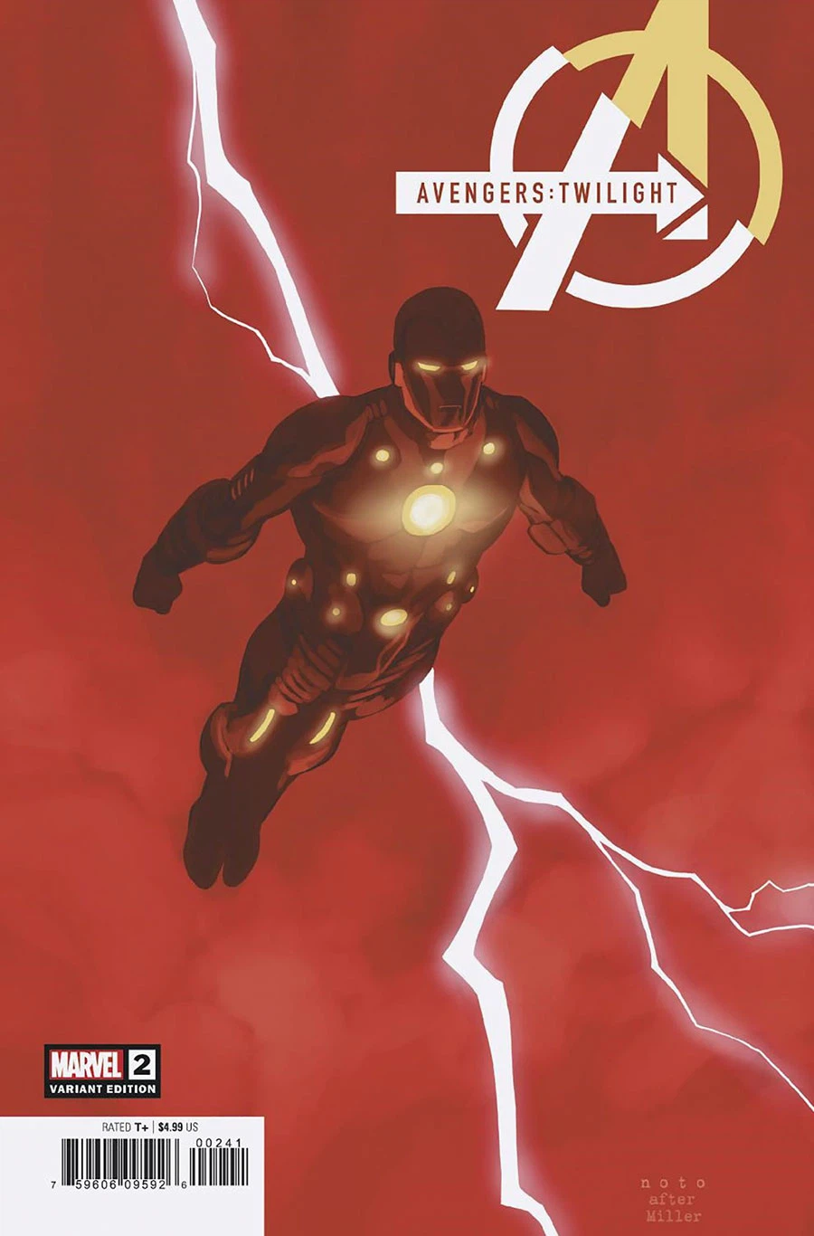Avengers: Twilight #2 Lightning Bolt variant cover