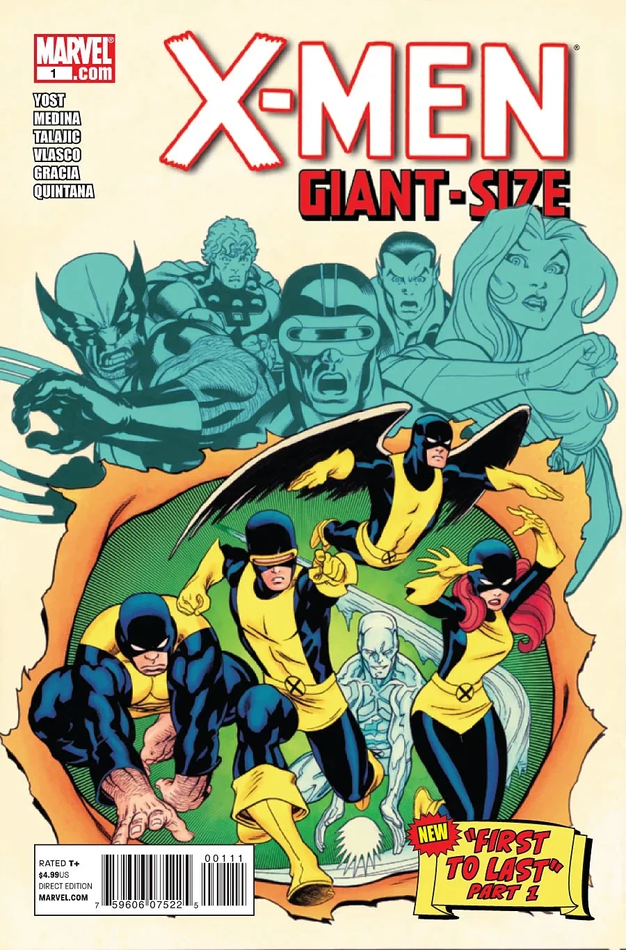 X-Men: Giant-Size #1, Standard cover, Giant-Size X-Men #1 homage