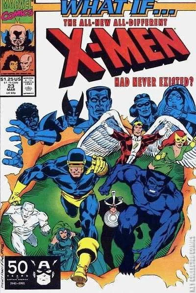 What If…? #23 (1989 series), Standard cover, Giant-Size X-Men #1 homage