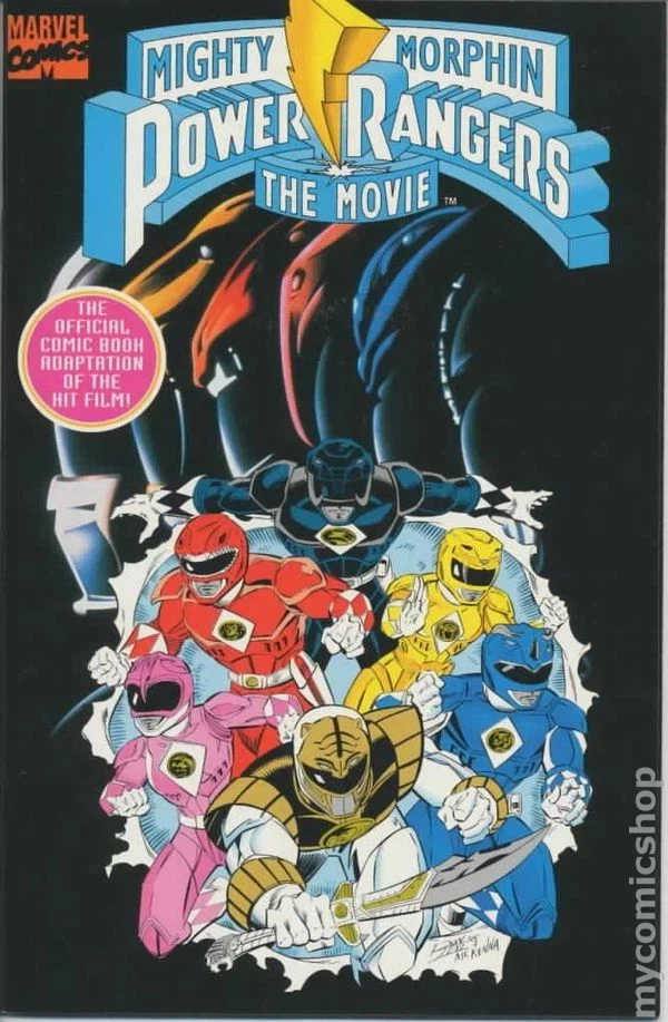 Mighty Morphin Power Rangers: The Movie #1, Standard cover, Giant-Size X-Men #1 homage