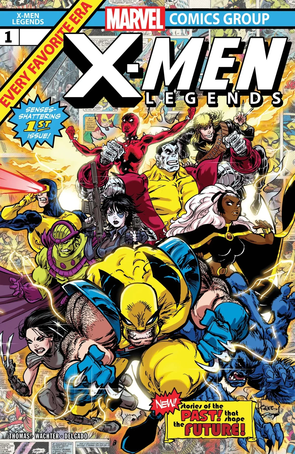 X-Men Legends #1 (2022 series), Cover A, Giant-Size X-Men #1 homage