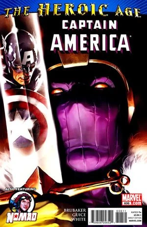 Captain America #606 cover, an homage to The Incredible Hulk #340
