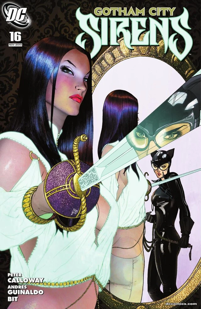 Gotham City Sirens #16 cover, an homage to The Incredible Hulk #340