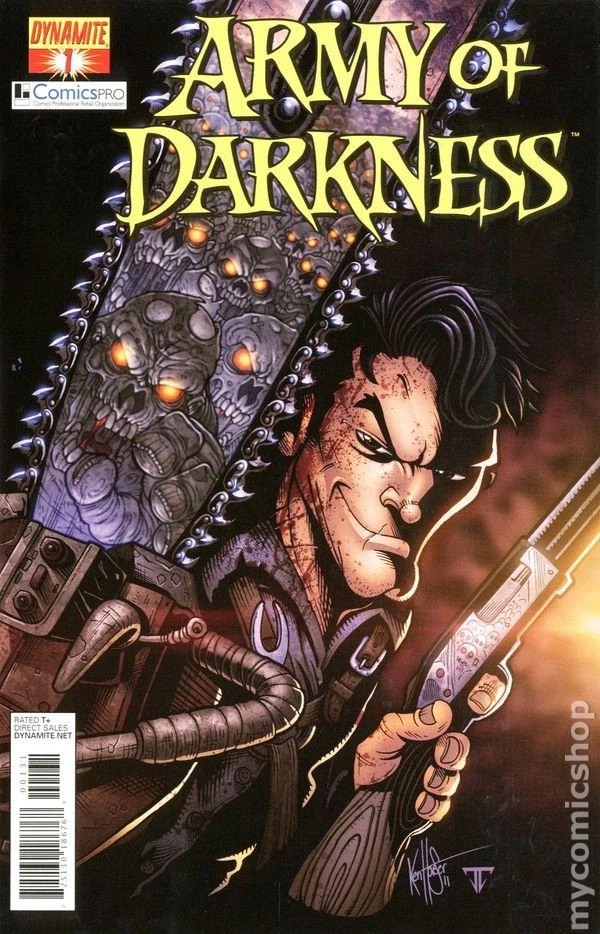 Army of Darkness #1 (ComicsPRO Ken Haeser Variant) cover, an homage to The Incredible Hulk #340