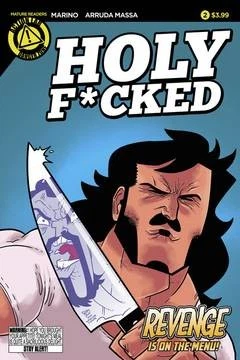 Holy F*cked #2 cover, an homage to The Incredible Hulk #340