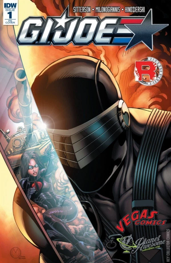 G.I. Joe #1 (Vegas Comics Marat Mychaels Variant) cover, an homage to The Incredible Hulk #340