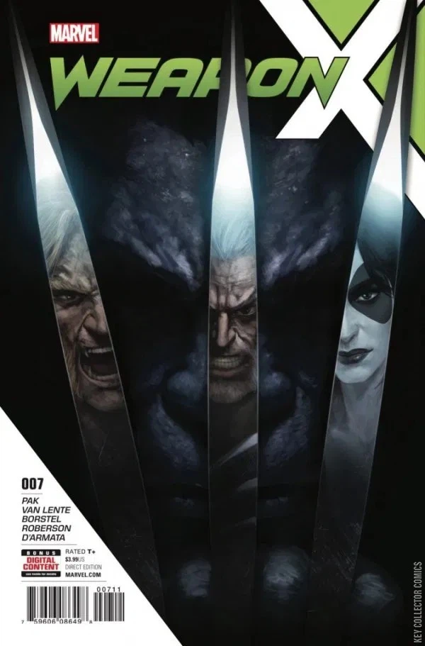 Weapon X #7 cover, an homage to The Incredible Hulk #340