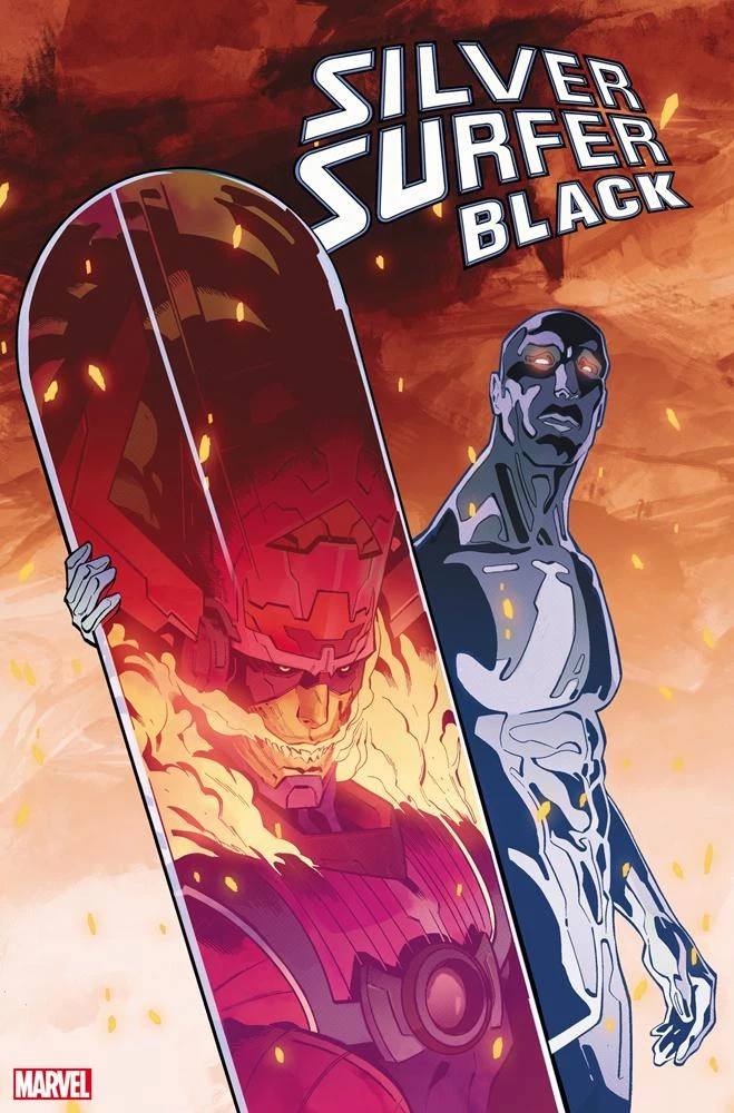 Silver Surfer: Black #5 (2 Cian Tormey variants) cover, an homage to The Incredible Hulk #340