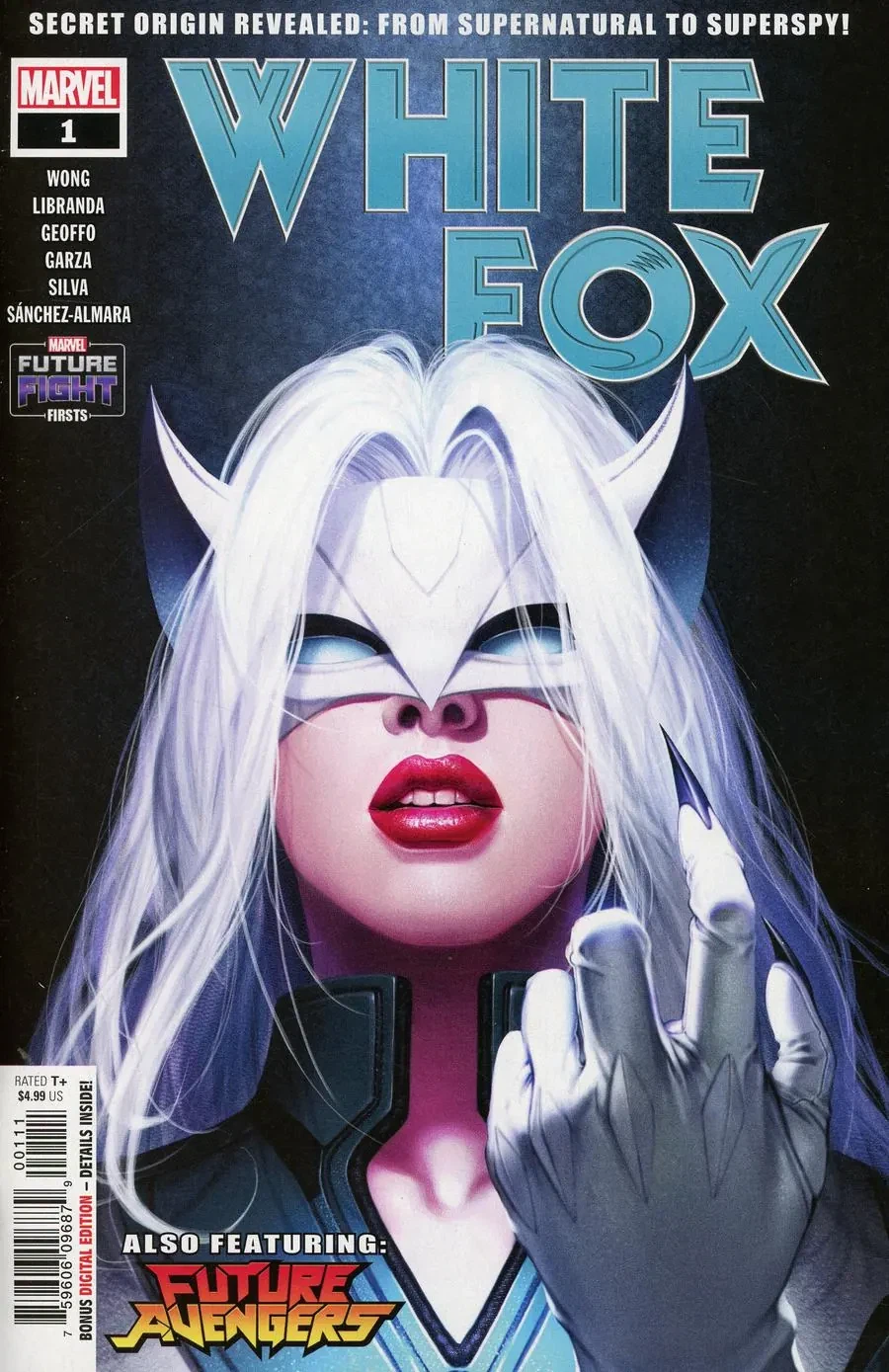 Future Fight Firsts: White Fox #1 Regular trade dress; incentive virgin also available