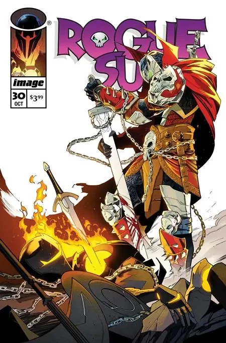 Rogue Sun #30 Cover B — Spawn #9 homage