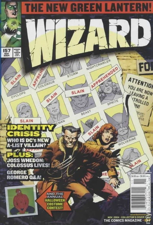 Wizard Magazine #157 (Cover C, X-Men Homage Variant) cover, an homage to Uncanny X-Men #141