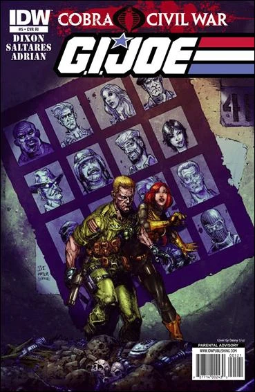 G.I. Joe #5 (1:10 Danny Cruz DoFP Homage Variant) cover, an homage to Uncanny X-Men #141