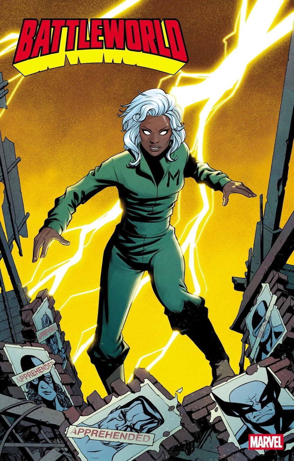 Battleworld #5 (Cover C, Mike McKone Days of Future Past Variant) cover, an homage to Uncanny X-Men #141