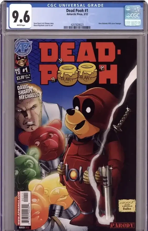 Dead Pooh #1 (Covers A & B — standard + B&W)