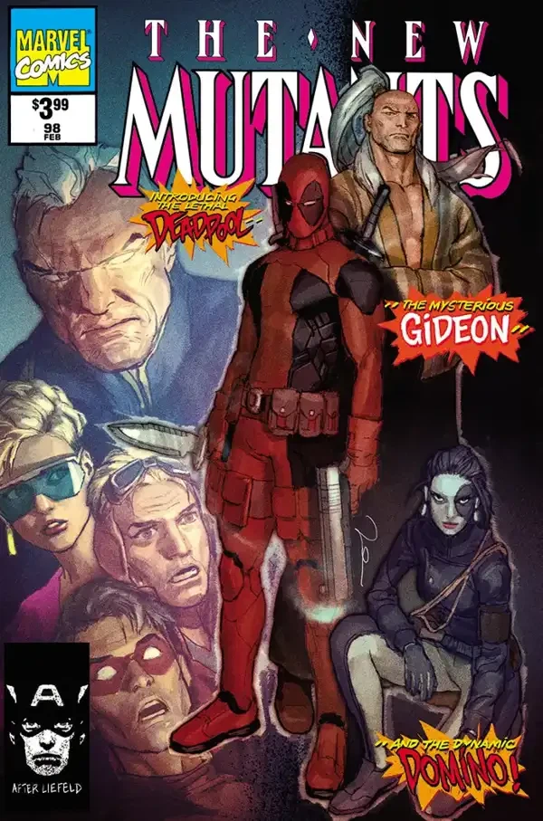 New Mutants #98 Facsimile Edition (Gerald Parel / Unknown Comics Homage Variant)